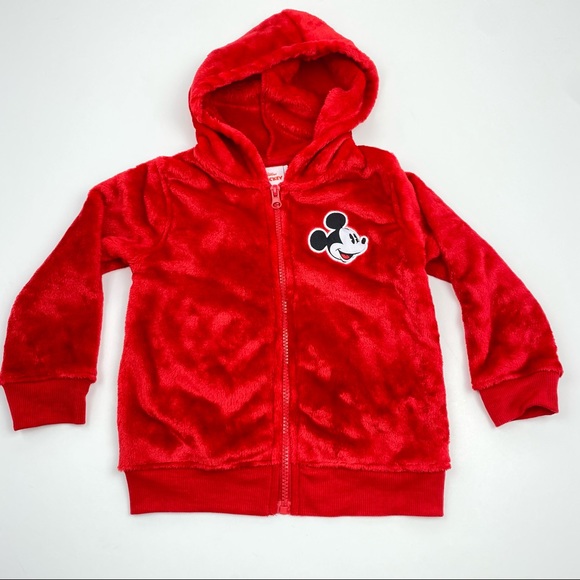 Disney Mickey Mouse Toddlers Soft Sherpa Jacket - Picture 2 of 5